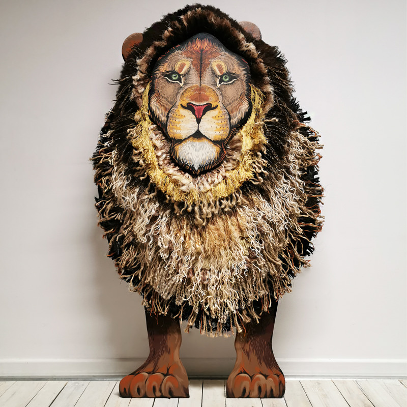 Lucifer Our Freestanding Wooden Lion Cutout  - Named In Memory Of Paignton Zoo's Lucifer The Lion 1